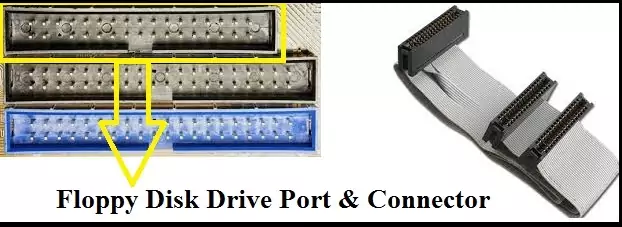 Computer Motherboard Components - FDD Connecter.