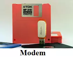 Computer Input and Output Devices - Modem.