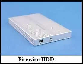 Firewire HDD.