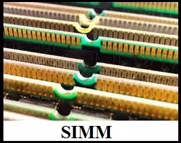Computer RAM Module - SIMM.